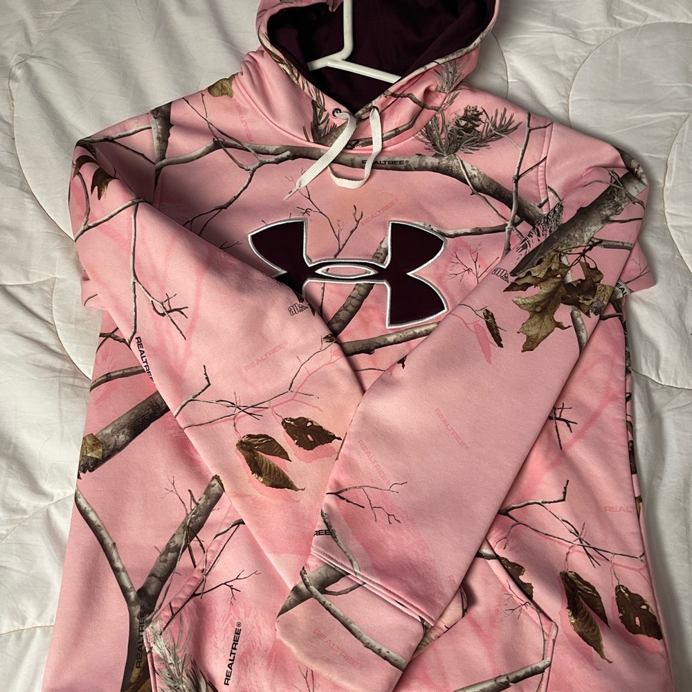 Pink Camo Under Armour Hoodie Gem